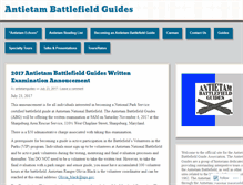 Tablet Screenshot of antietamguides.com